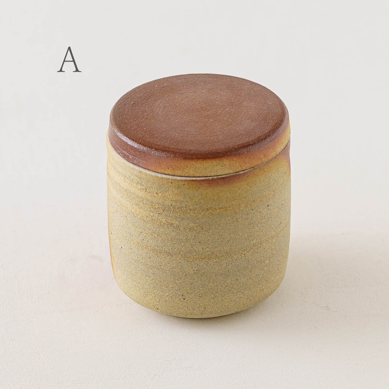 塩壷　筒形　M｜川尻製陶所