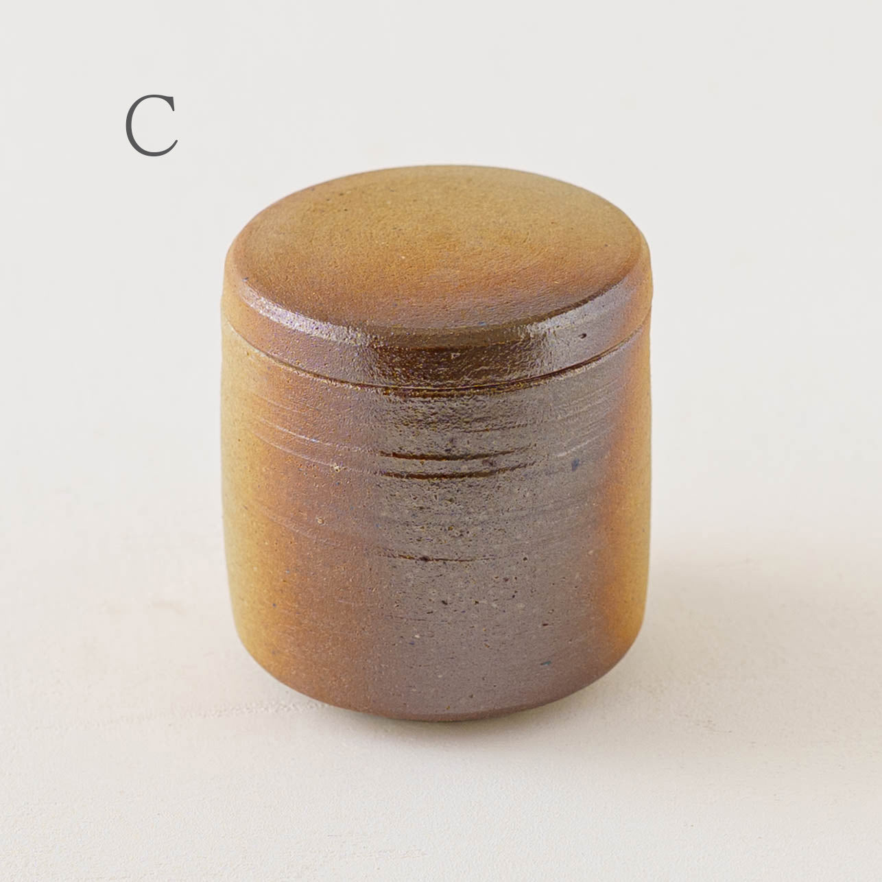 塩壷　筒形　M｜川尻製陶所