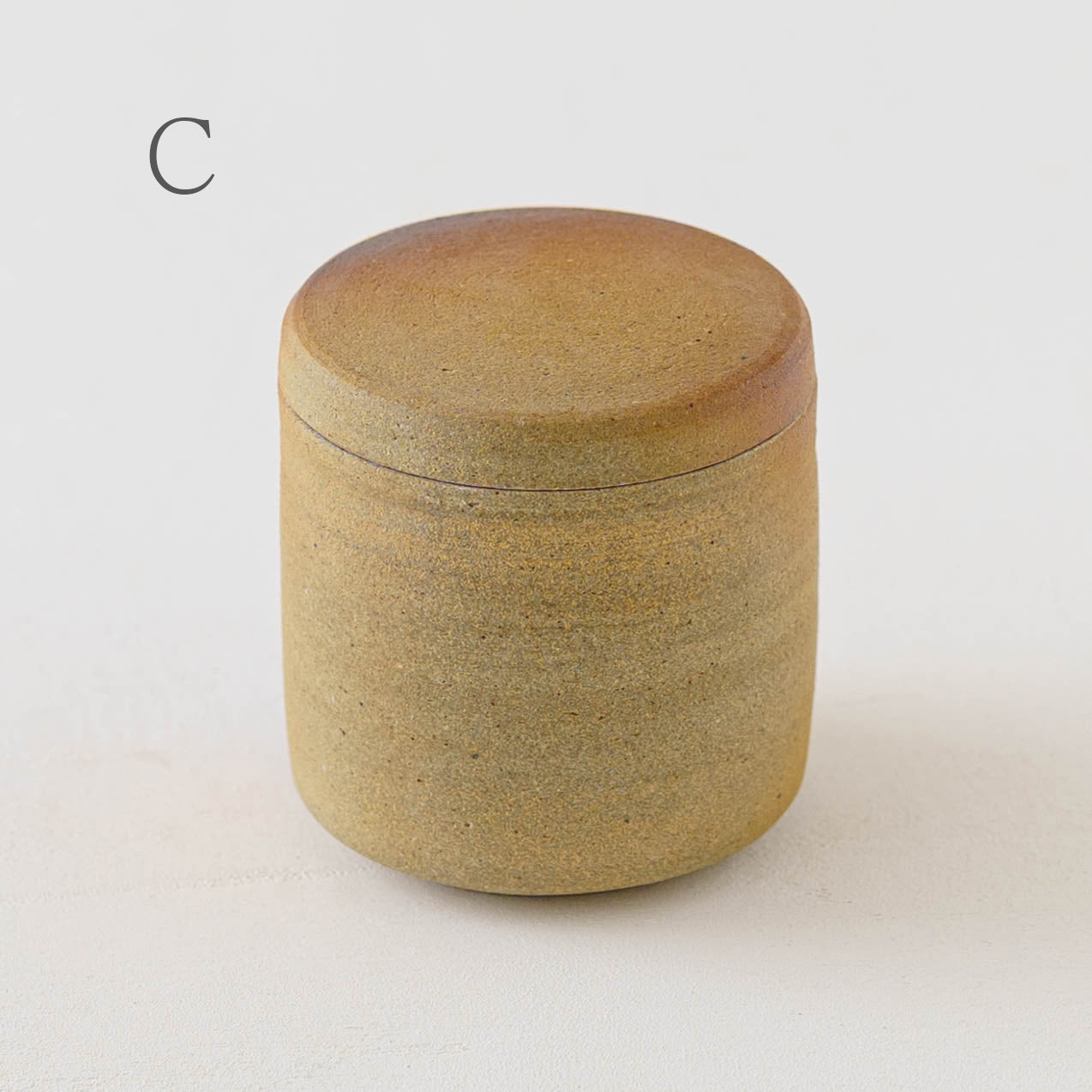 塩壷　筒形　M｜川尻製陶所