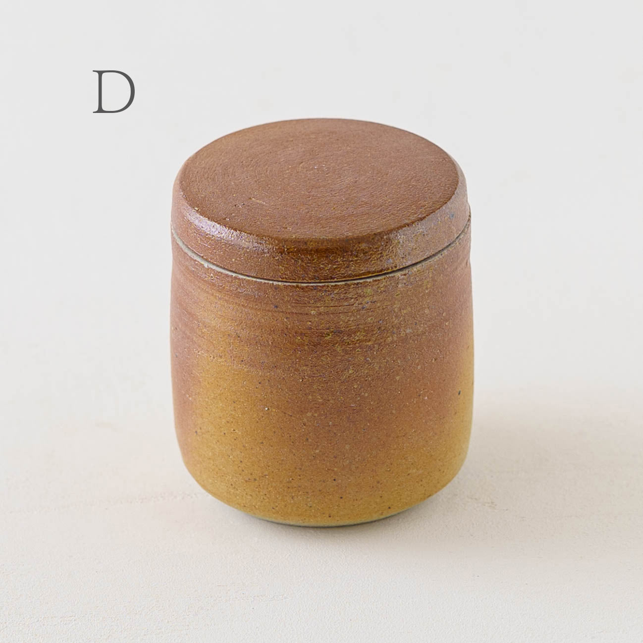 塩壷　筒形　M｜川尻製陶所