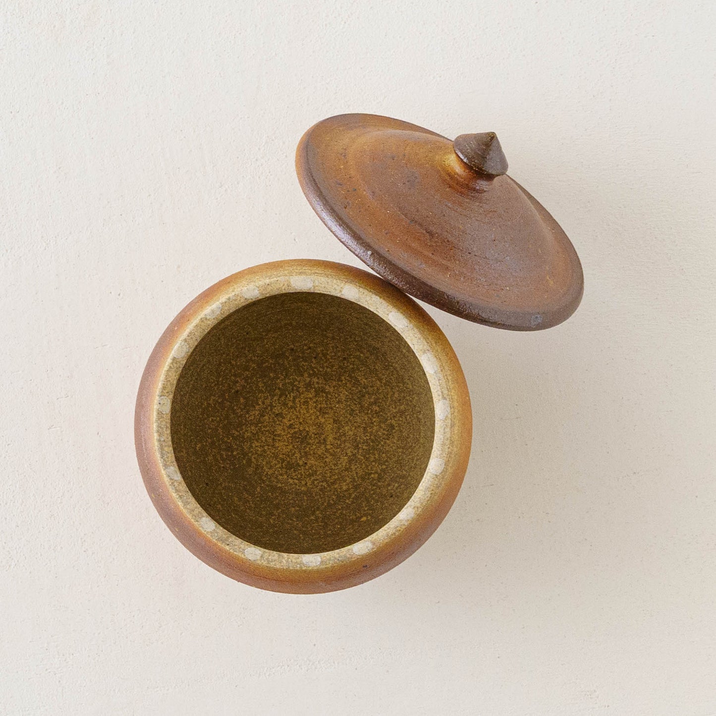 塩壷　上膨れ　M｜川尻製陶所