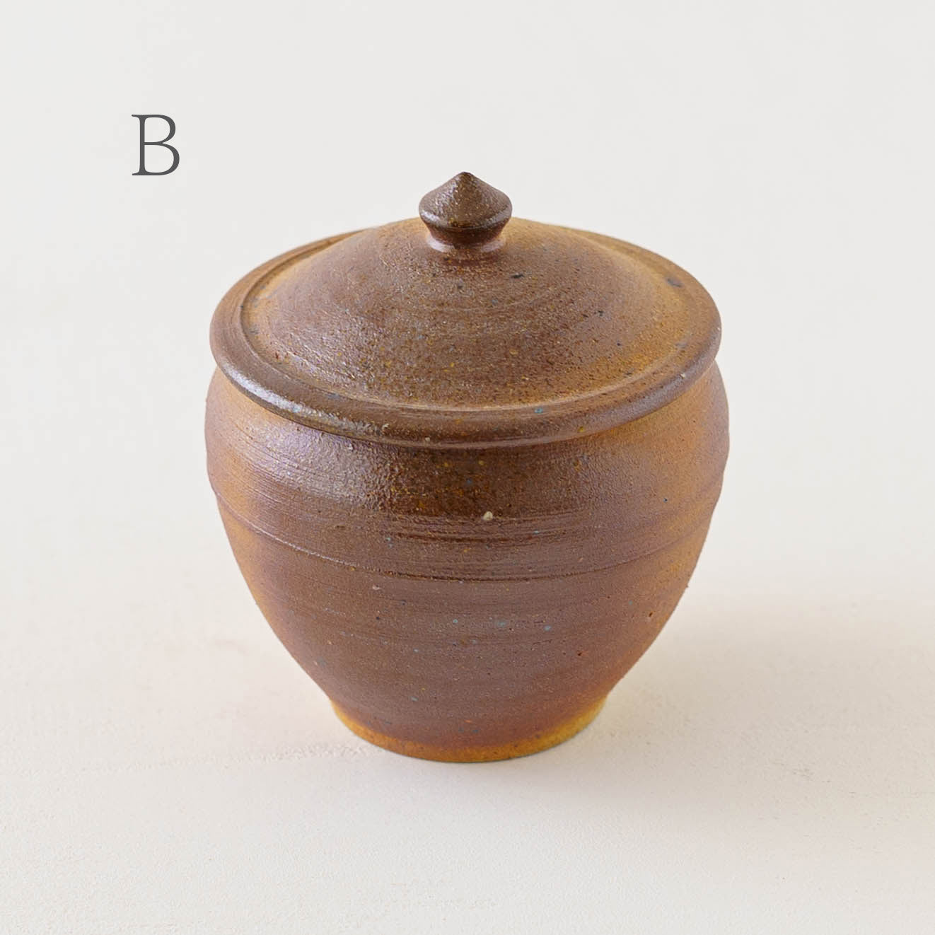塩壷　上膨れ　M｜川尻製陶所
