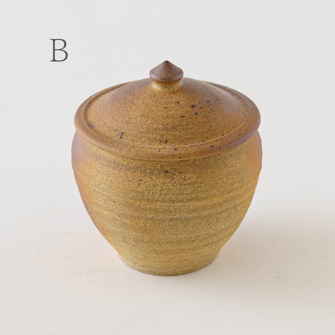 塩壷　上膨れ　M｜川尻製陶所