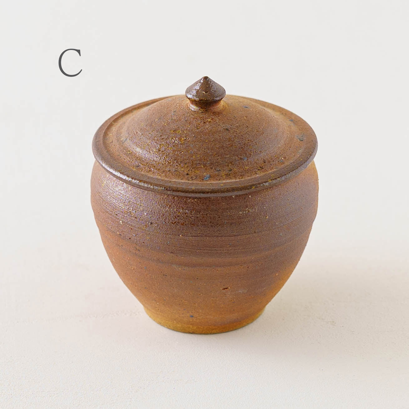 塩壷　上膨れ　M｜川尻製陶所