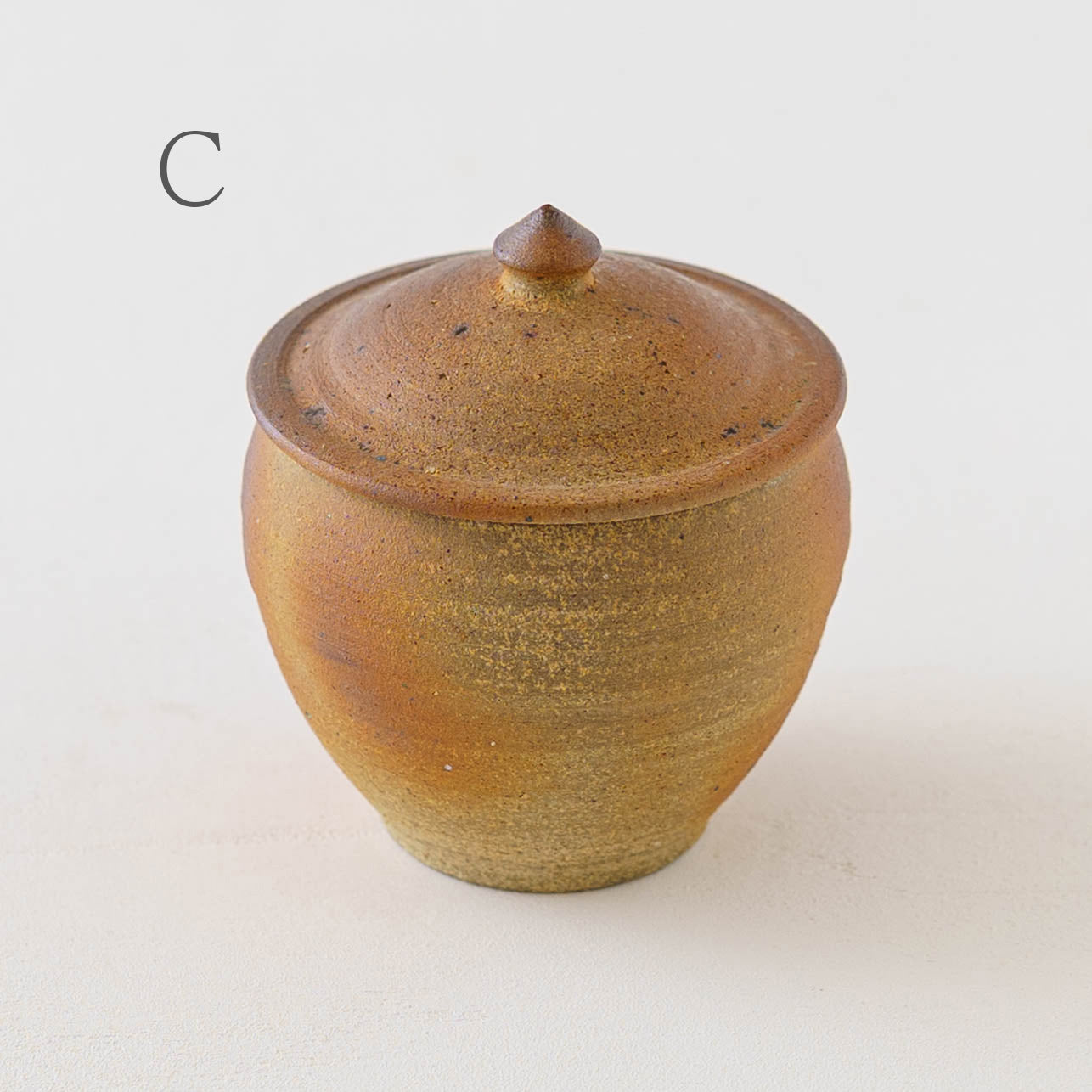 塩壷　上膨れ　M｜川尻製陶所