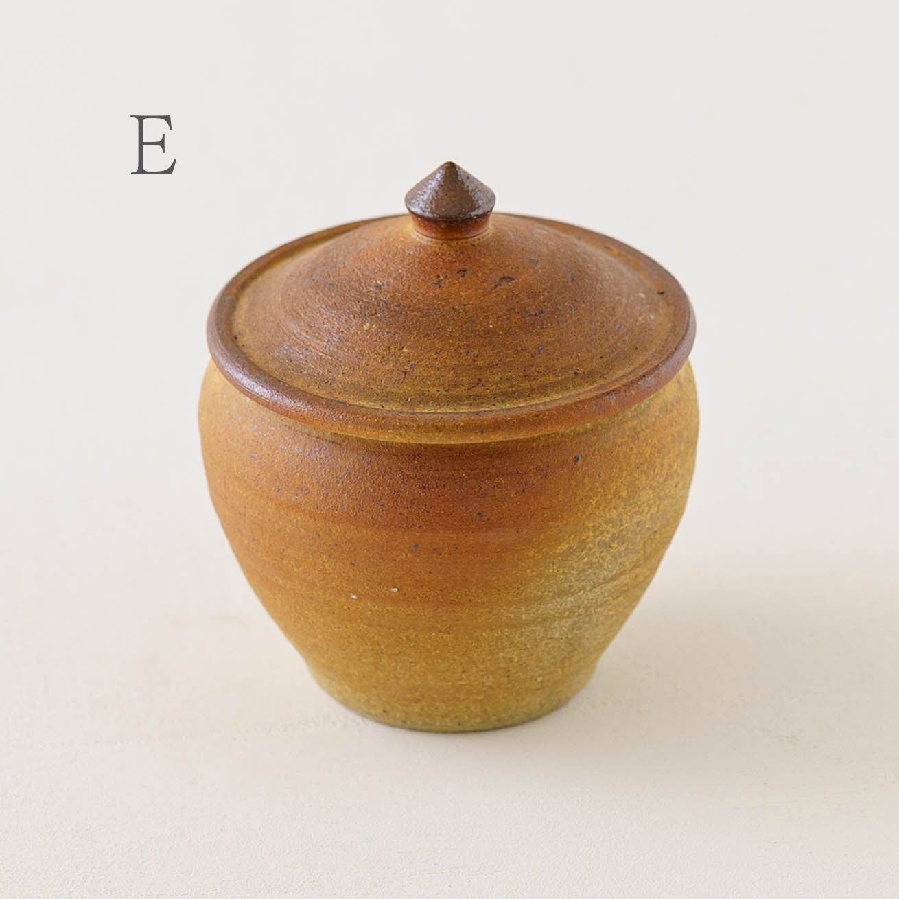 塩壷　上膨れ　M｜川尻製陶所