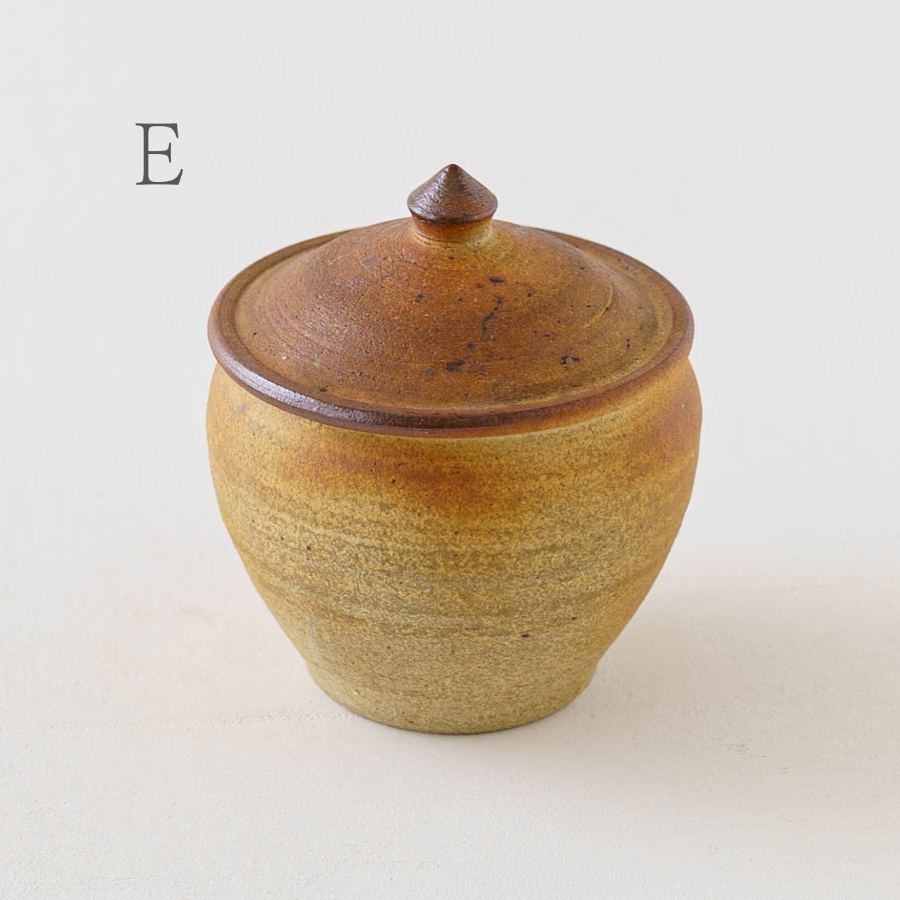 塩壷　上膨れ　M｜川尻製陶所