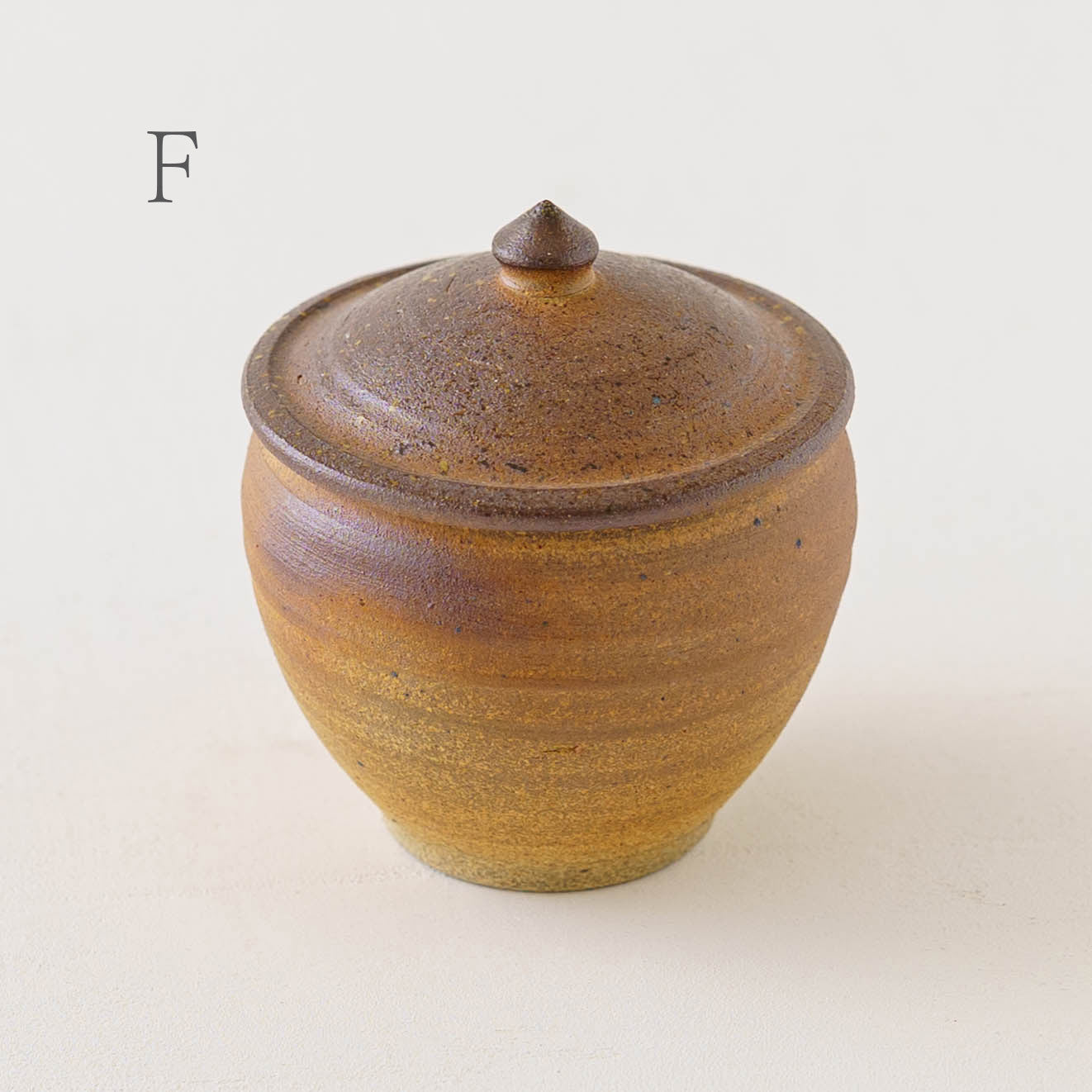 塩壷　上膨れ　M｜川尻製陶所