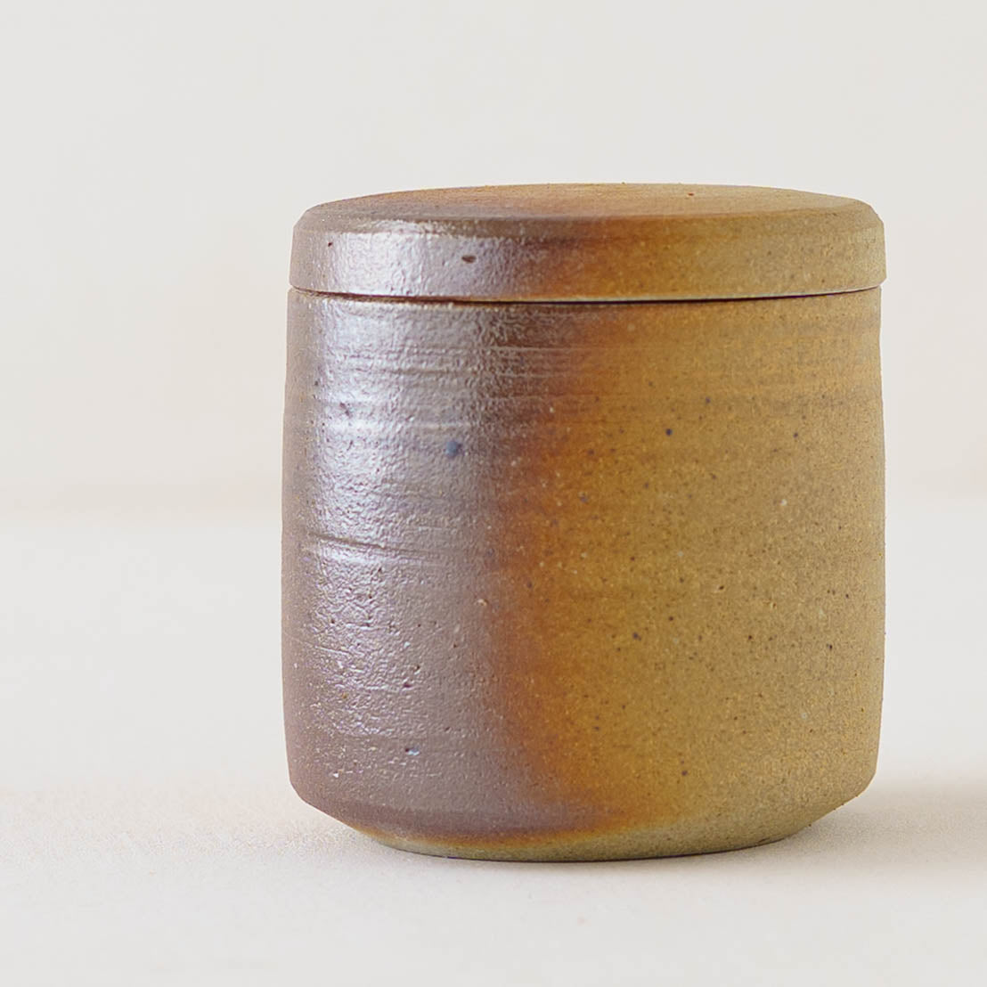 塩壷　筒形　M｜川尻製陶所