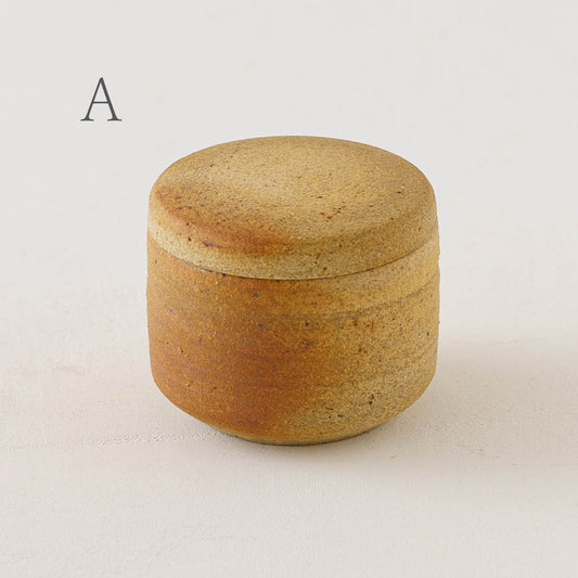 塩壷　筒形　S｜川尻製陶所