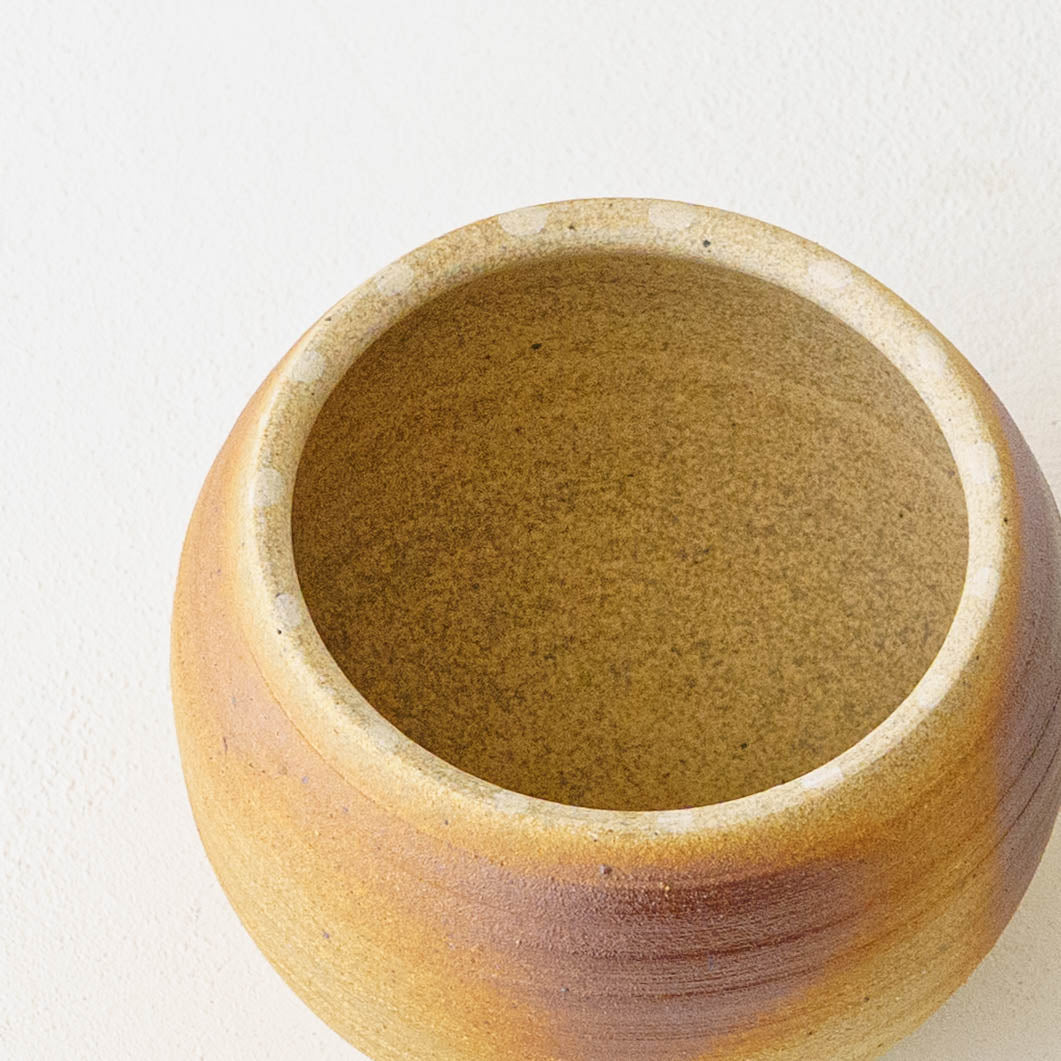 塩壷　丸形　M｜川尻製陶所