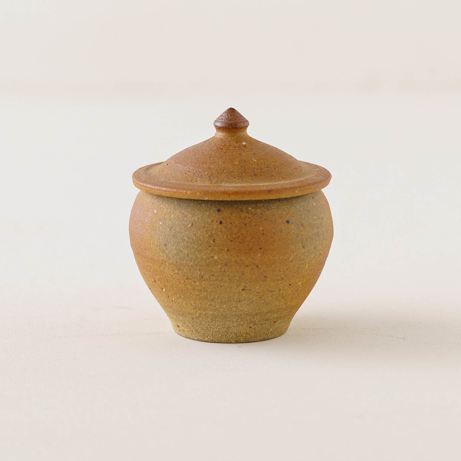 益子焼 川尻製陶所 塩壷 上膨れ S｜和食器通販 四季折折 – 四季折折