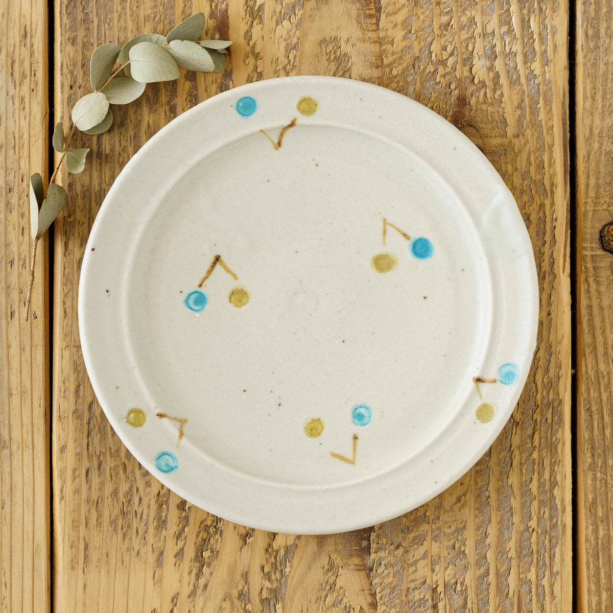 15cm Rim Plate Cherries | Haruko Harada