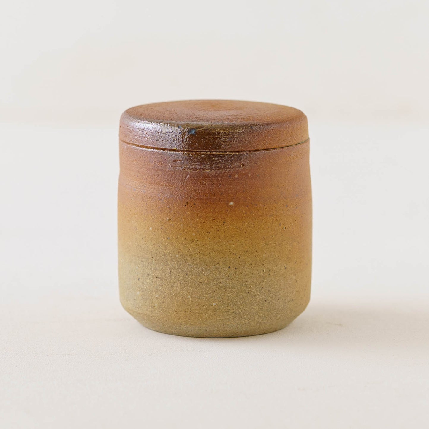 砂糖壷　筒形　M｜川尻製陶所