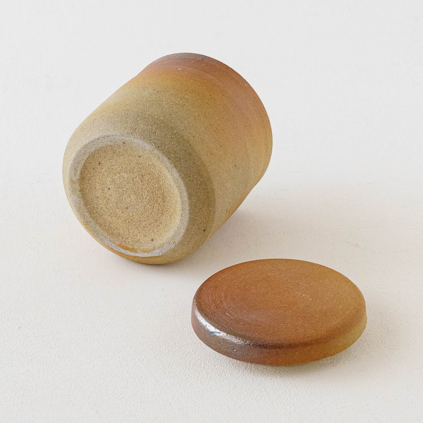 砂糖壷　筒形　M｜川尻製陶所