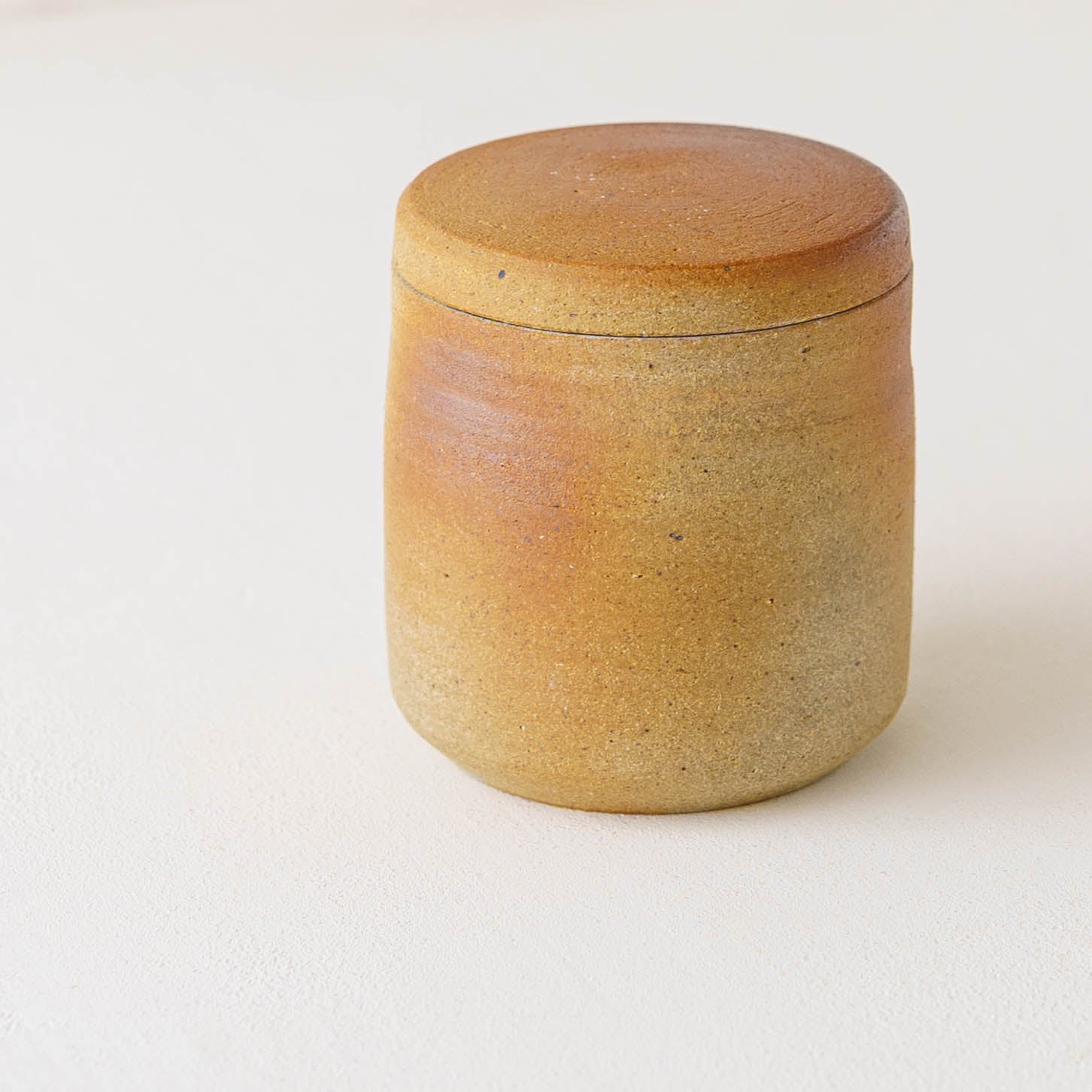 益子焼 川尻製陶所 砂糖壷 筒形 M｜和食器通販 四季折折 – 四季折折