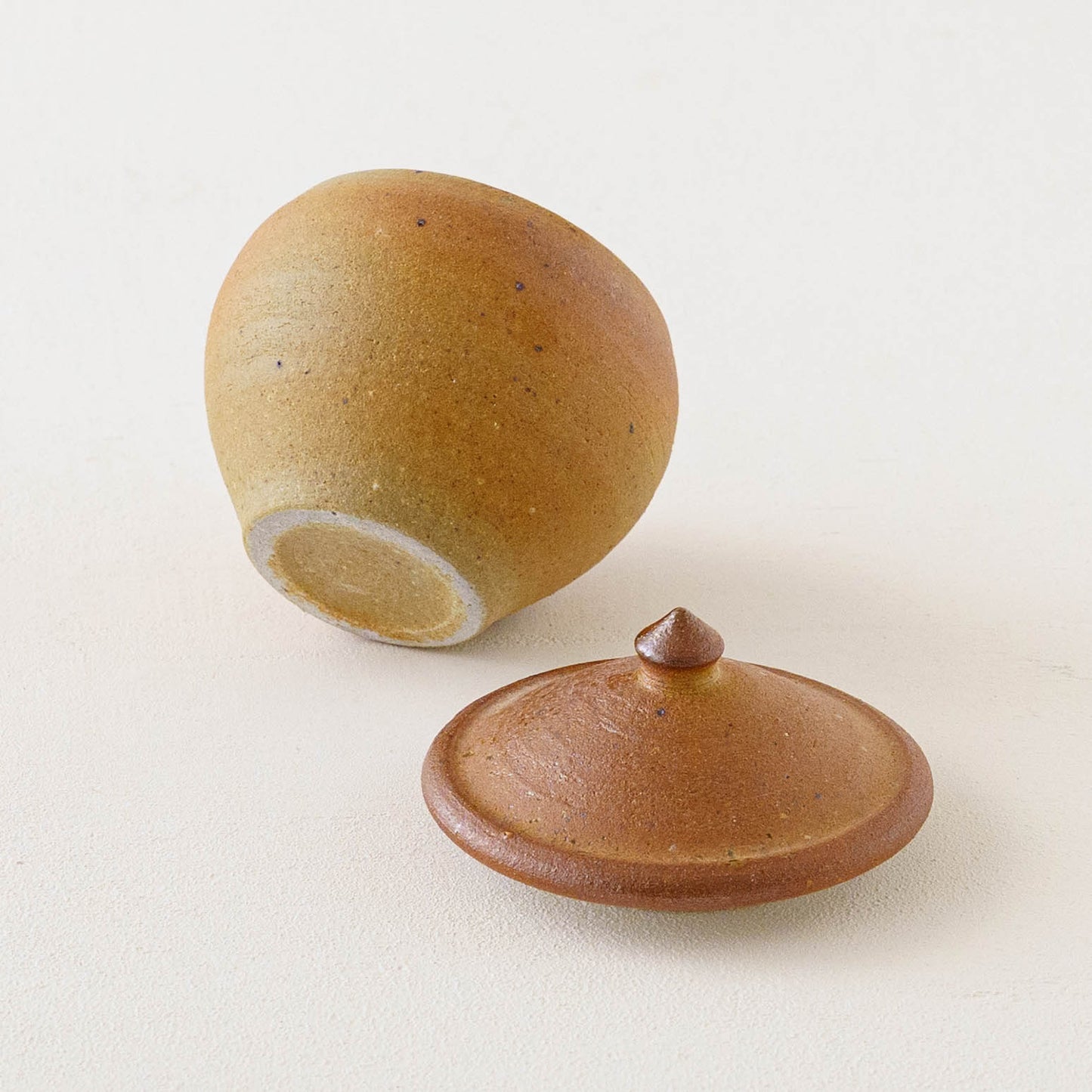 砂糖壷　上膨れ　S｜川尻製陶所