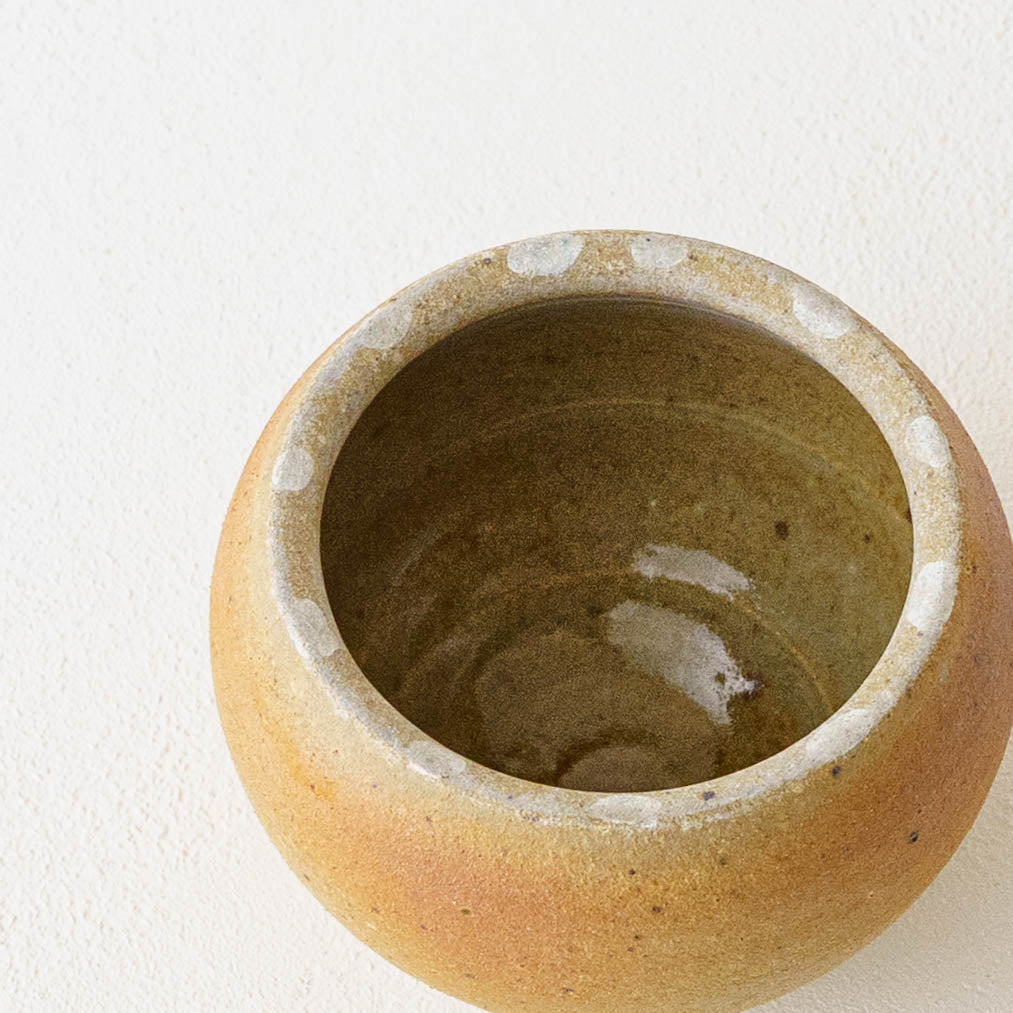 砂糖壷　上膨れ　S｜川尻製陶所