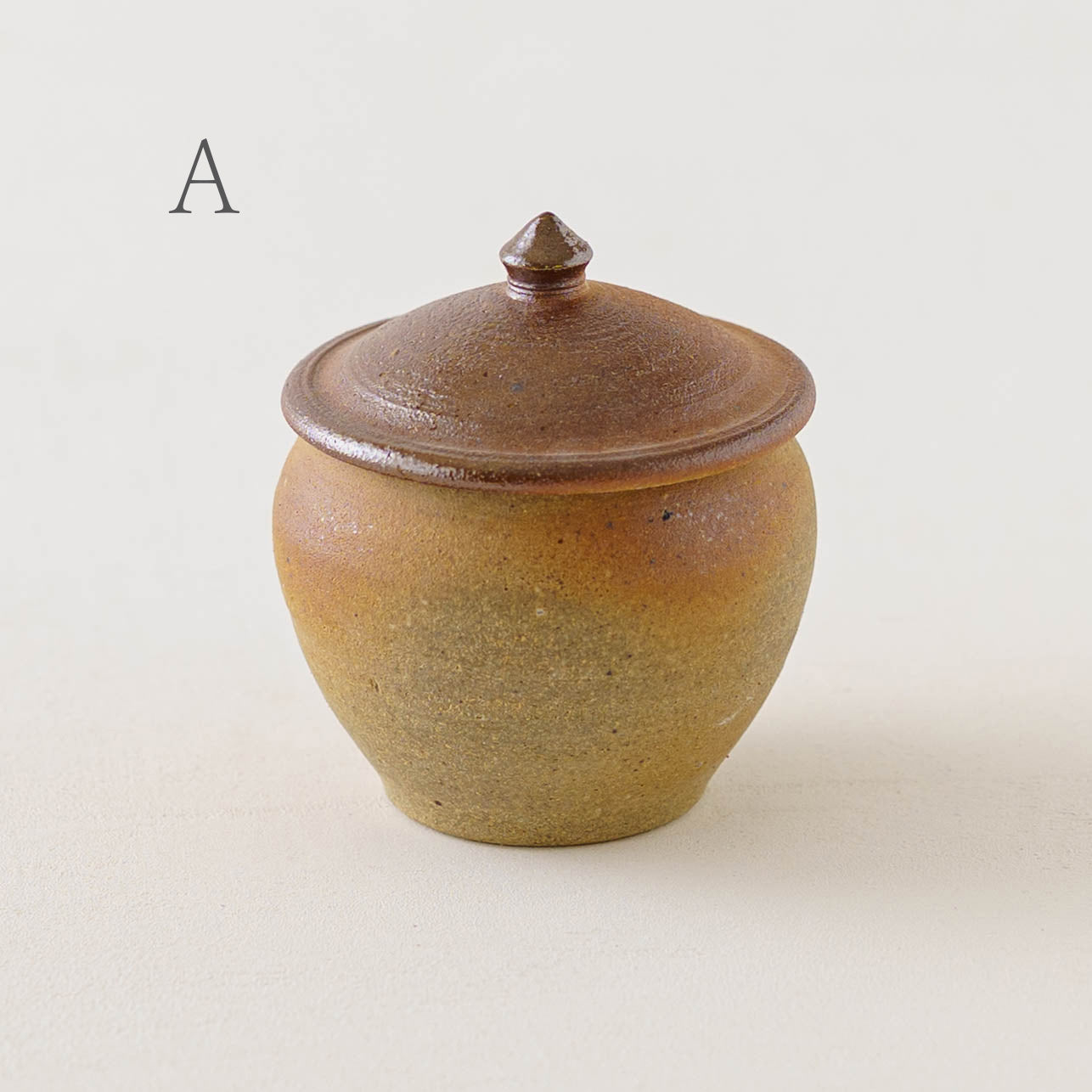 砂糖壷　上膨れ　S｜川尻製陶所