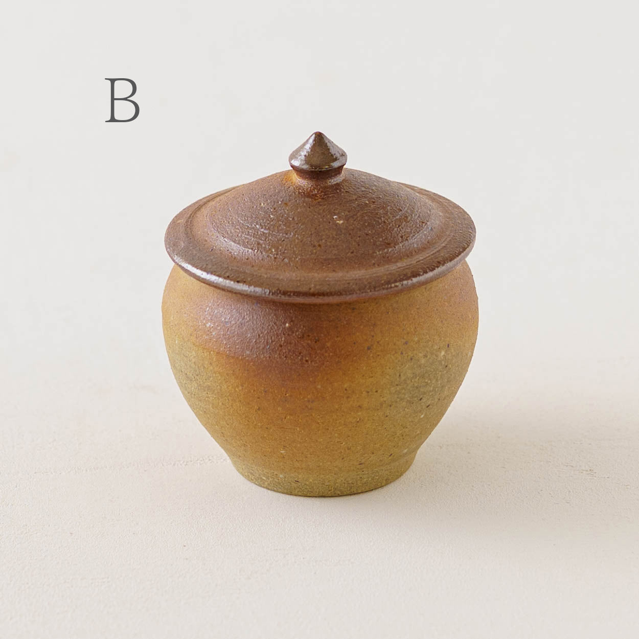 砂糖壷　上膨れ　S｜川尻製陶所