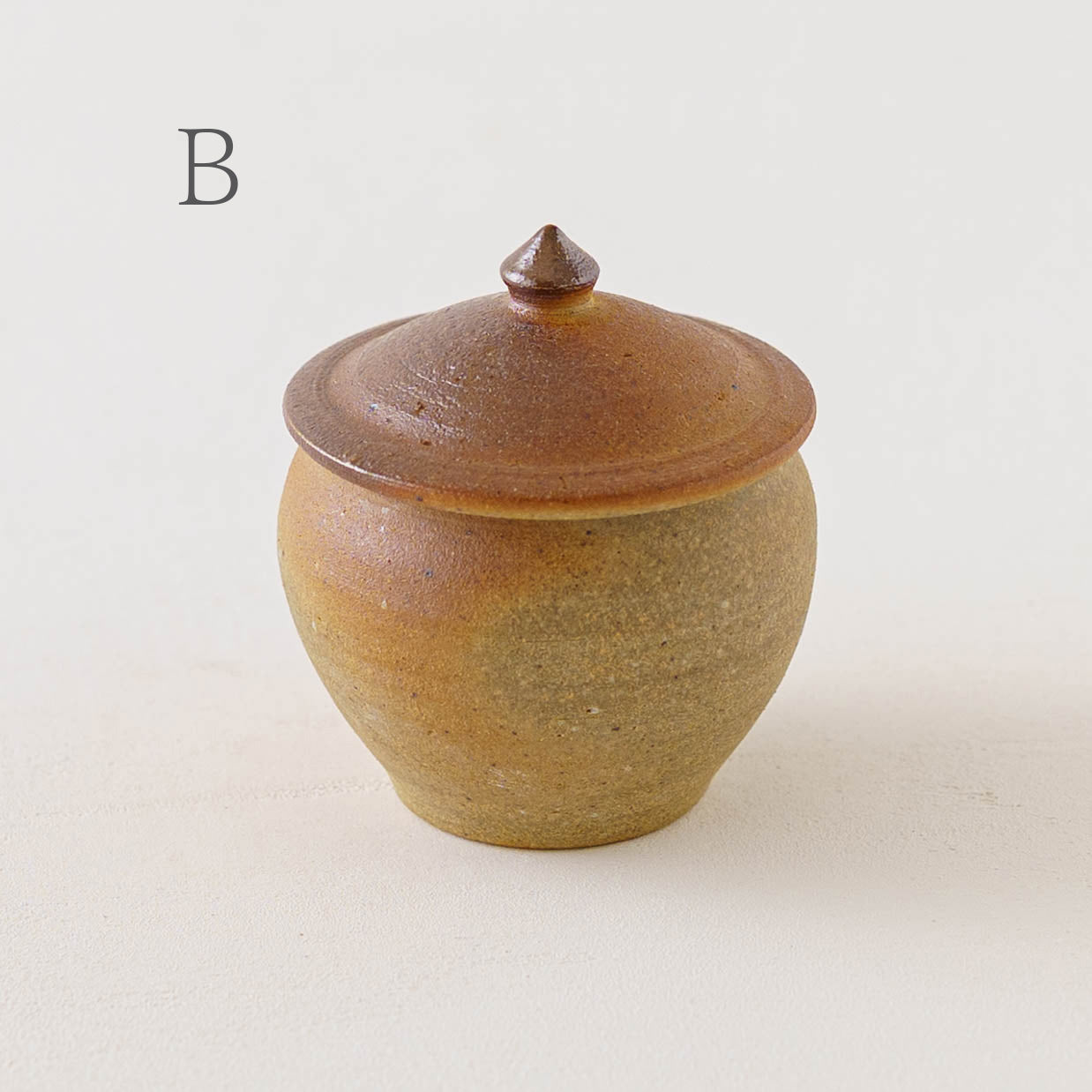 益子焼 川尻製陶所 砂糖壷 上膨れ S｜和食器通販 四季折折 – 四季折折