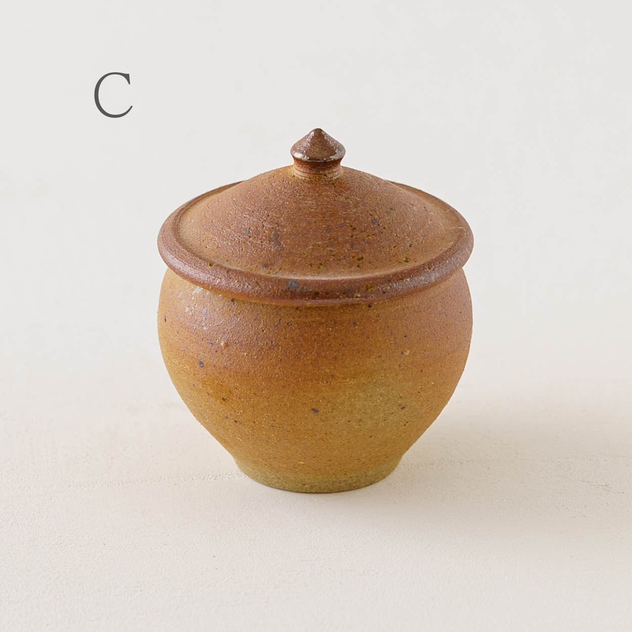 砂糖壷　上膨れ　S｜川尻製陶所