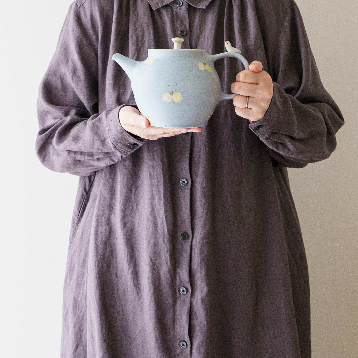Pot Bird x Butterfly Light Blue | Haruko Harada