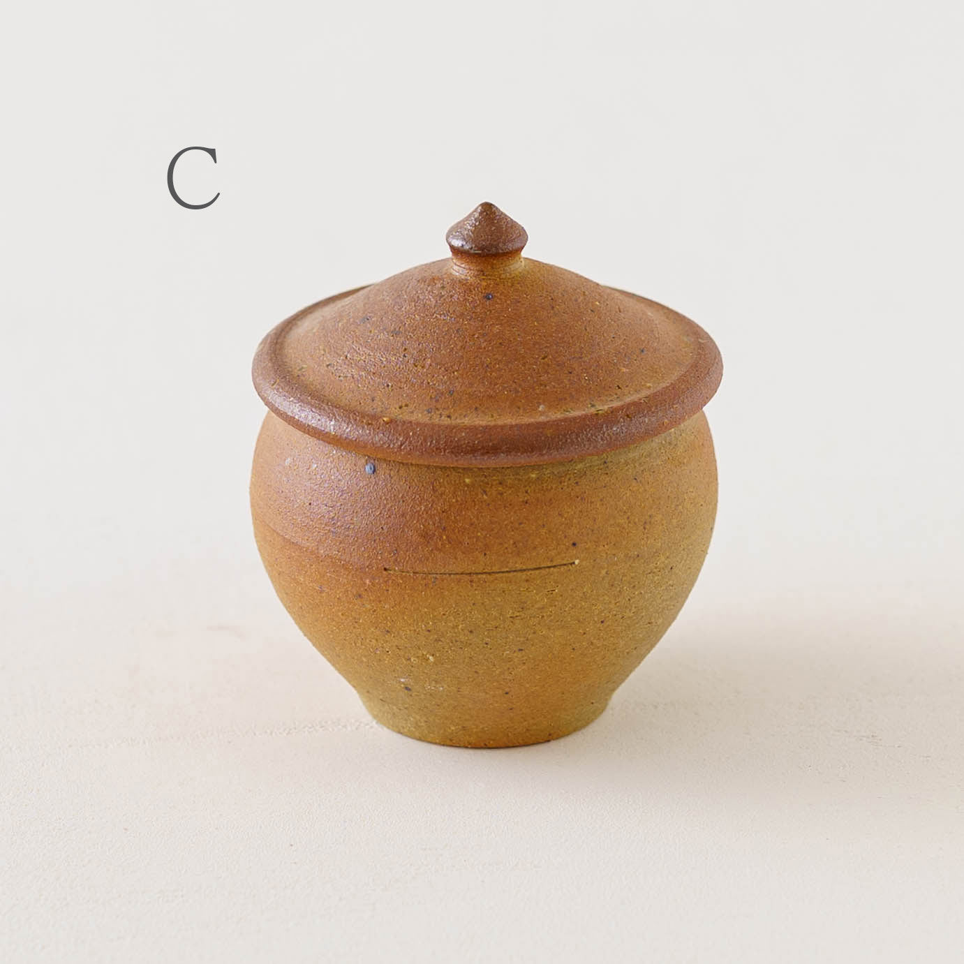 砂糖壷　上膨れ　S｜川尻製陶所