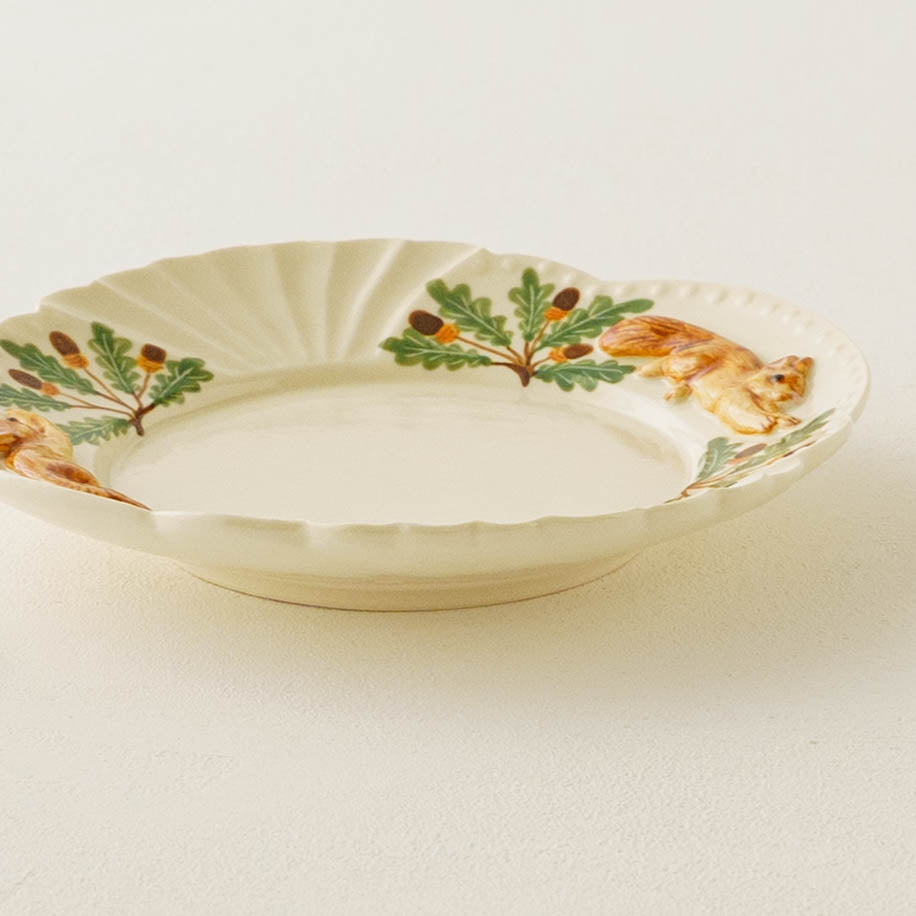 跳ねリスアンティーク小皿｜Sugar Poppo