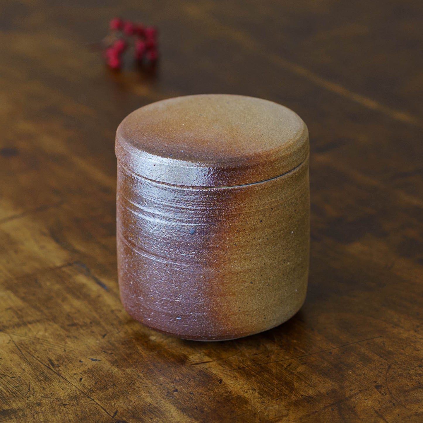 塩壷　筒形　M｜川尻製陶所