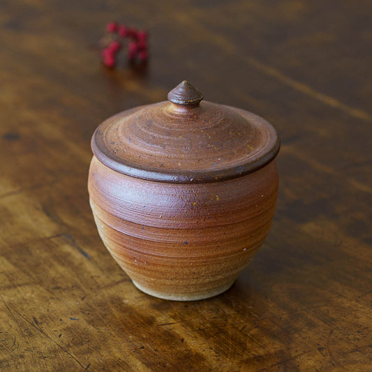 塩壷　上膨れ　M｜川尻製陶所