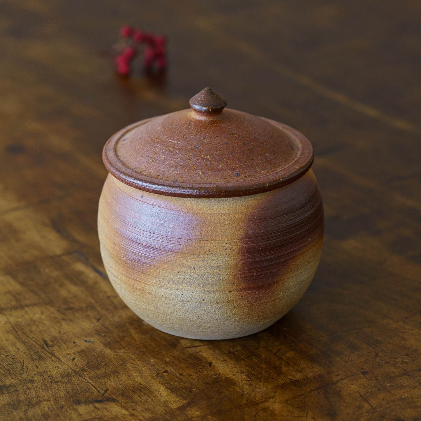 塩壷　丸形　M｜川尻製陶所