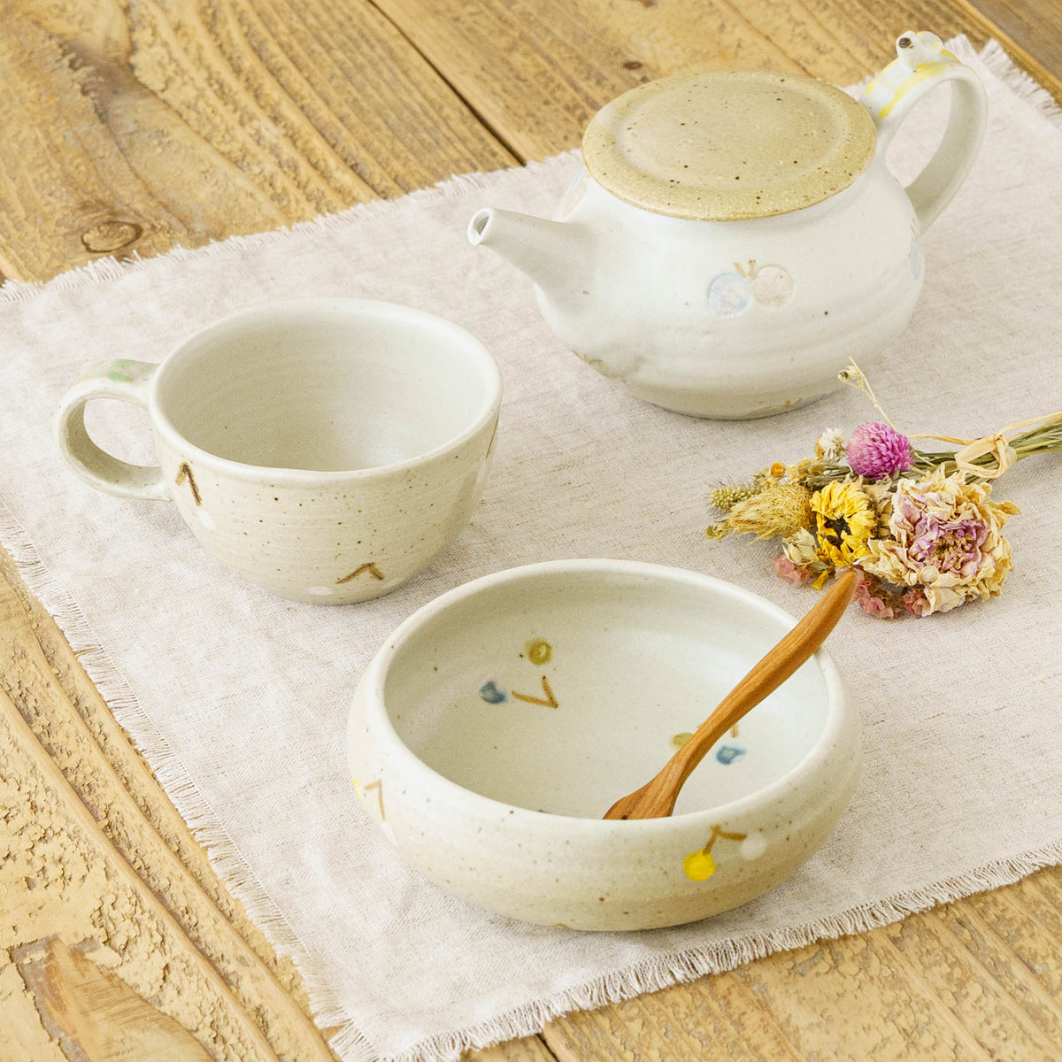 Pot Bird x Butterfly Light Brown | Haruko Harada
