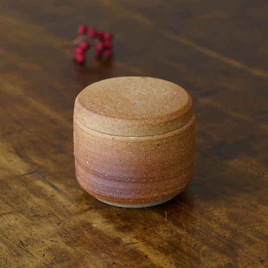 塩壷　筒形　S｜川尻製陶所