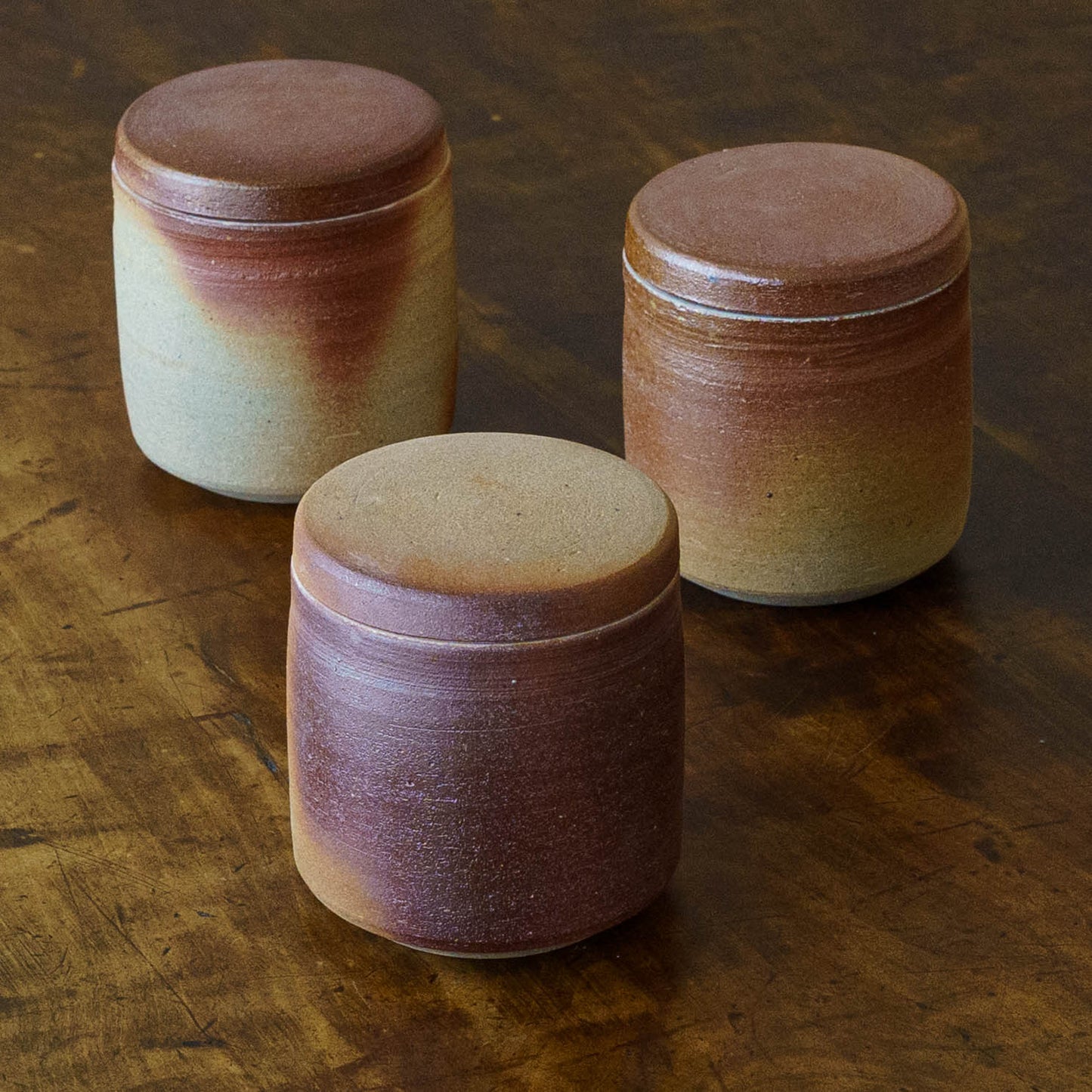 塩壷　筒形　M｜川尻製陶所