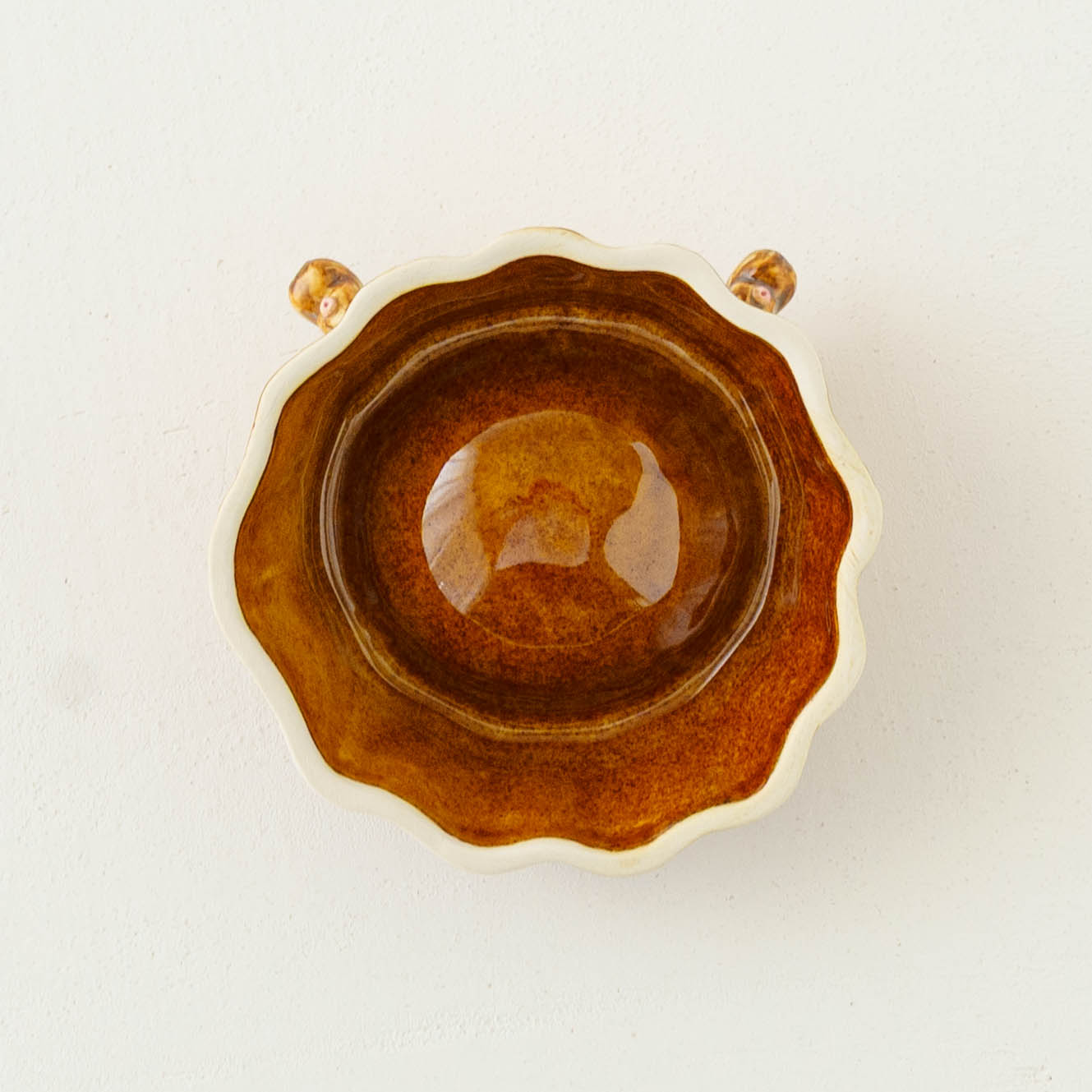 陶芸作家 Sugar Poppo リス切り株豆鉢｜作家もののうつわ通販 四季折折