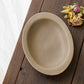 Oval Deep Plate L Brown | Mami Furukawa
