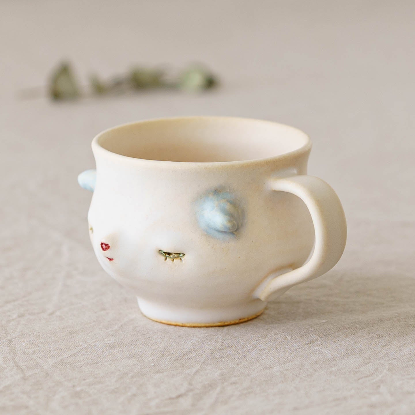 陶芸作家 こいずみちはる face mug｜作家もののうつわ通販 四季折折