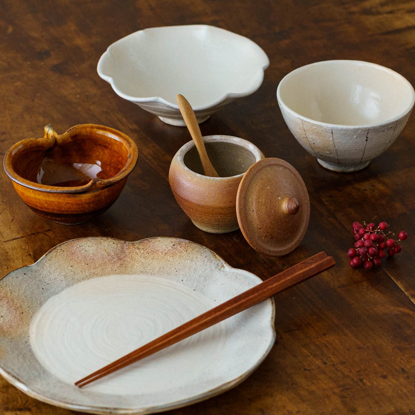 塩壷　上膨れ　S｜川尻製陶所