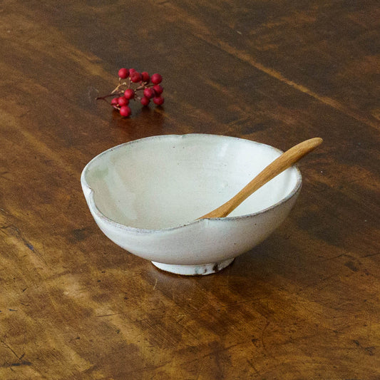 粉引木瓜小鉢｜戸津圭一郎