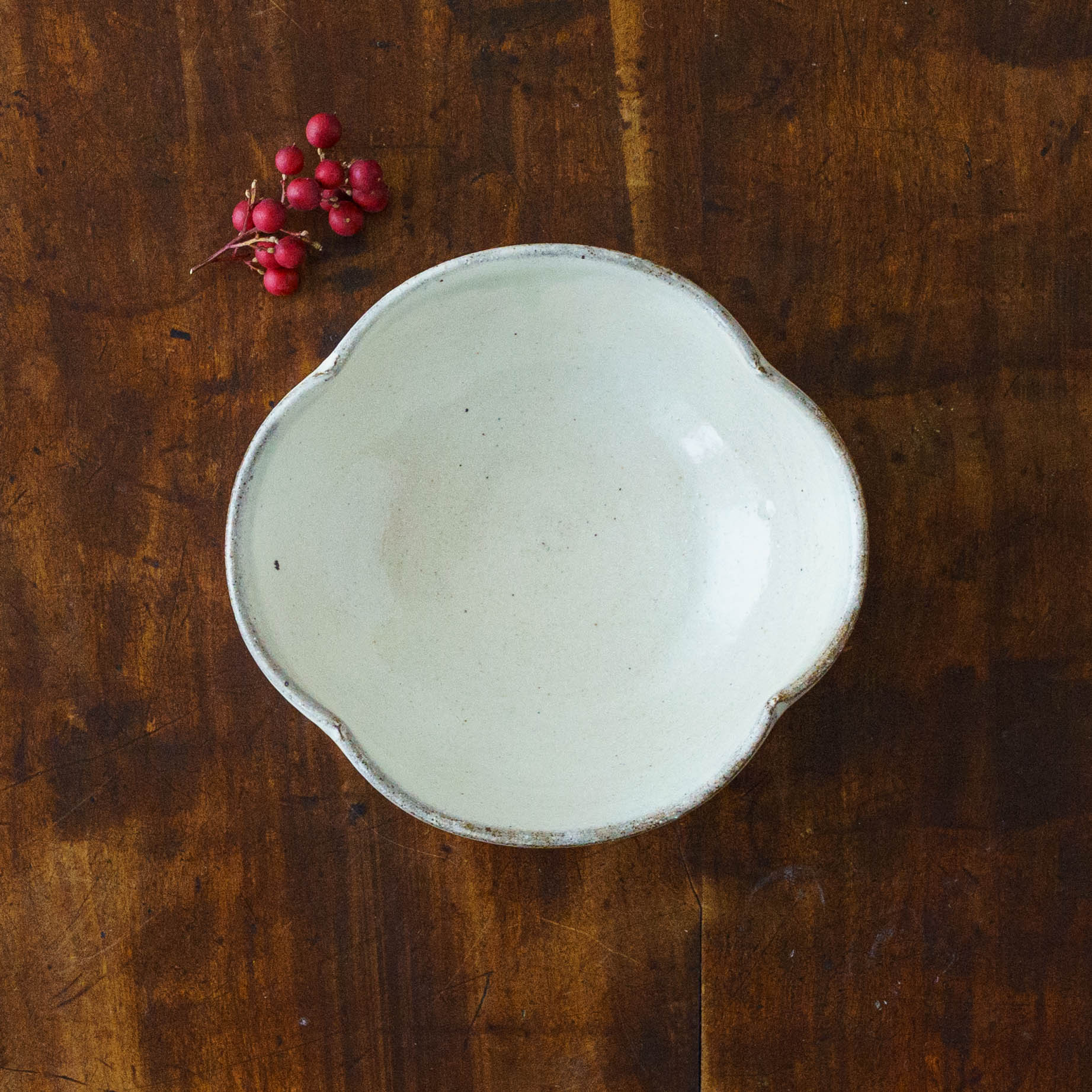 陶芸作家 戸津圭一郎 粉引木瓜小鉢｜窯元、作家もののうつわと暮らしの