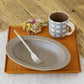 Oval Deep Plate L Brown | Mami Furukawa