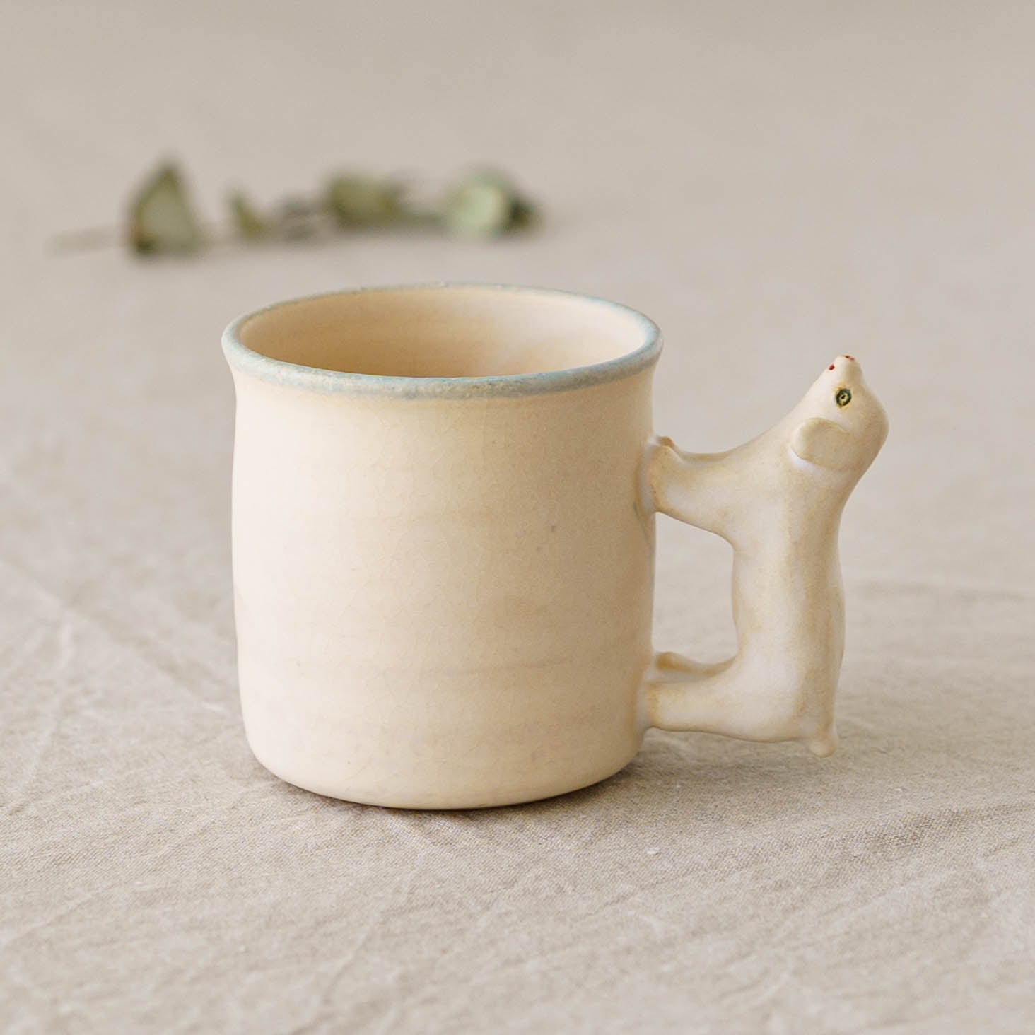 陶芸作家 こいずみちはる dog mug｜作家もののうつわ通販 四季折折