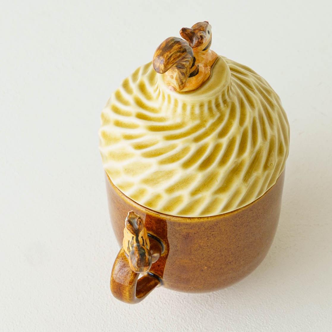 リスどんぐり帽子カップ｜Sugar Poppo