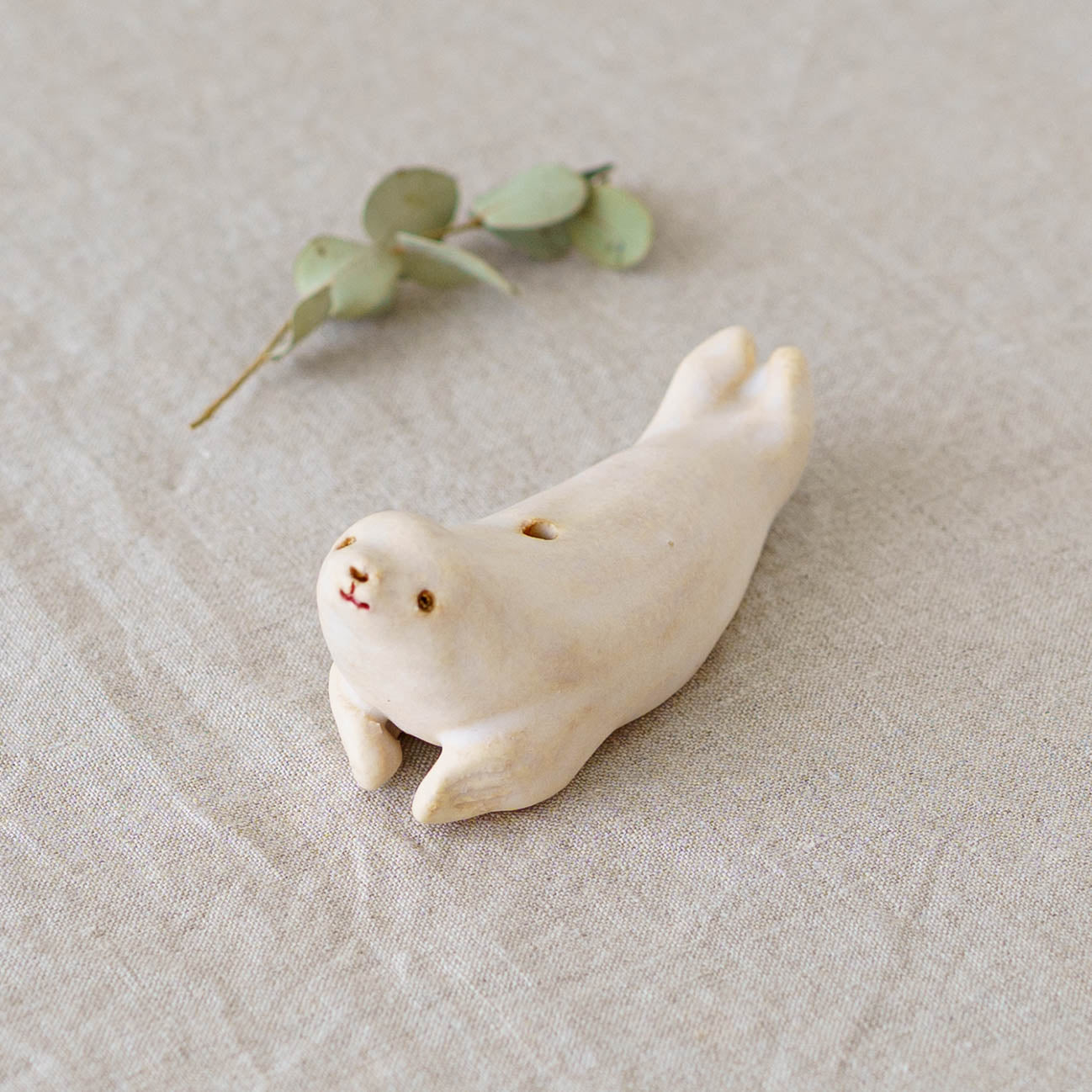 mini dry flower stand　アザラシ　A｜こいずみちはる