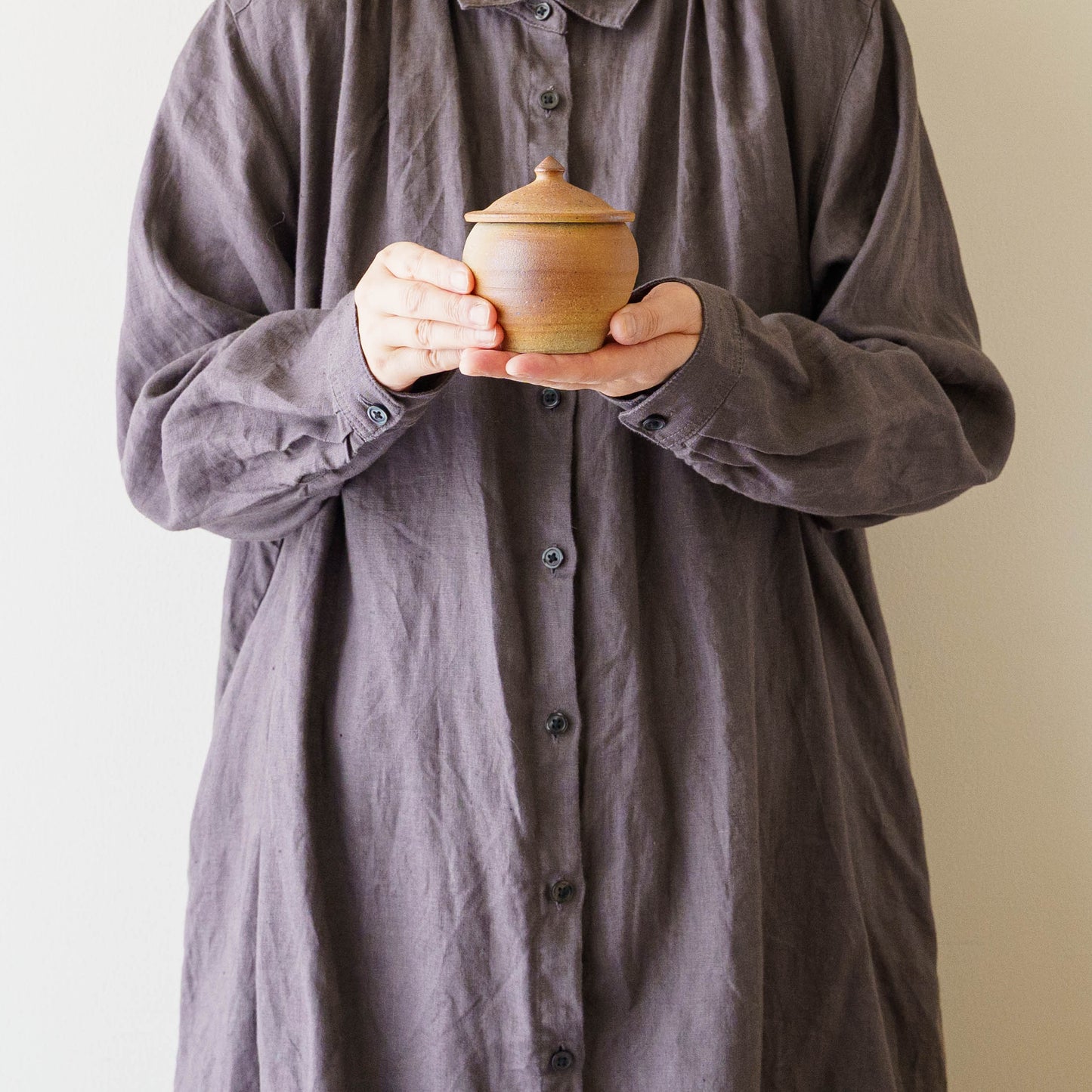 塩壷　上膨れ　S｜川尻製陶所