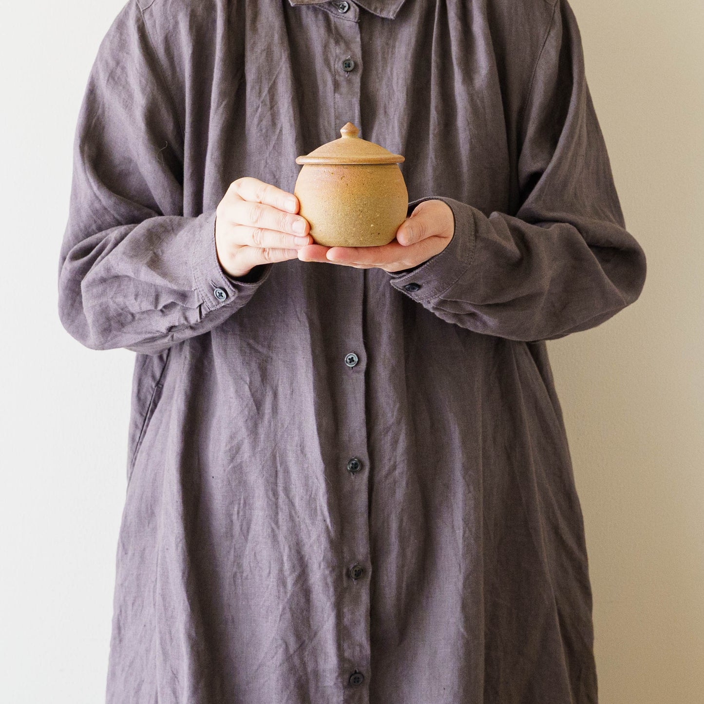 塩壷　丸形　S｜川尻製陶所