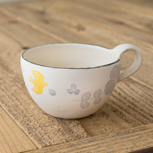 Mug Flowers and Birds | Yasumi Kobo