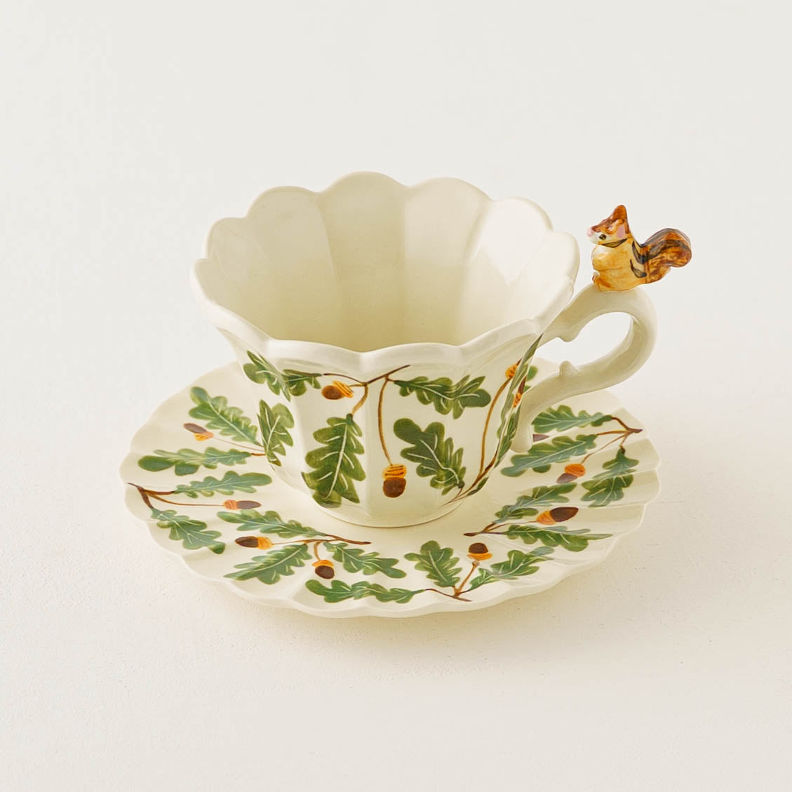 リスフリルティーカップ&ソーサー　B｜Sugar Poppo