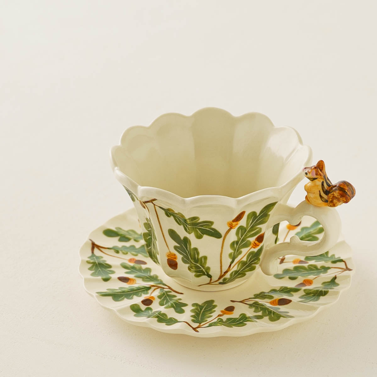 リスフリルティーカップ&ソーサー　B｜Sugar Poppo